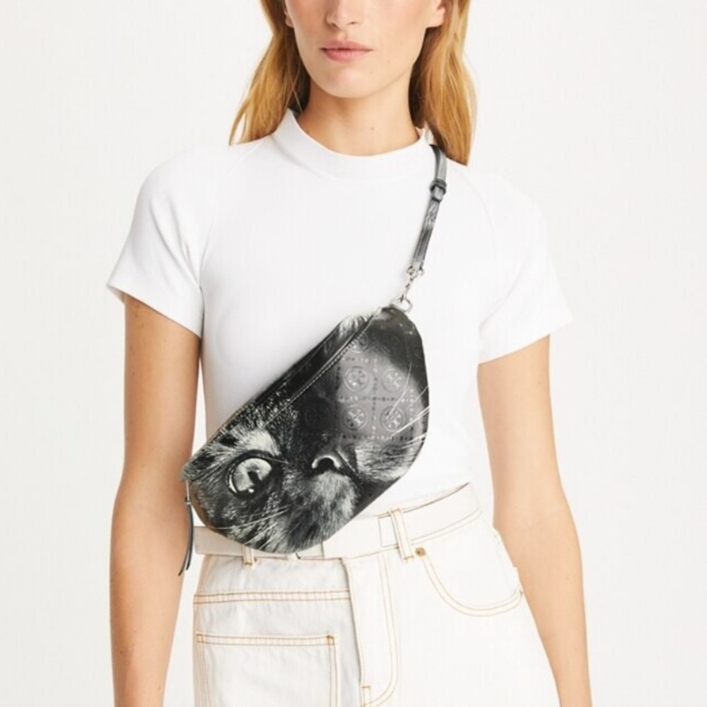 TORY BURCH T Monogram Cat Belt Bag